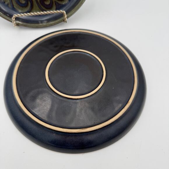 Vintage Denby-Langley Bread & Butter Plates in Bukara Stoneware Set of 3 - Picture 4 of 8